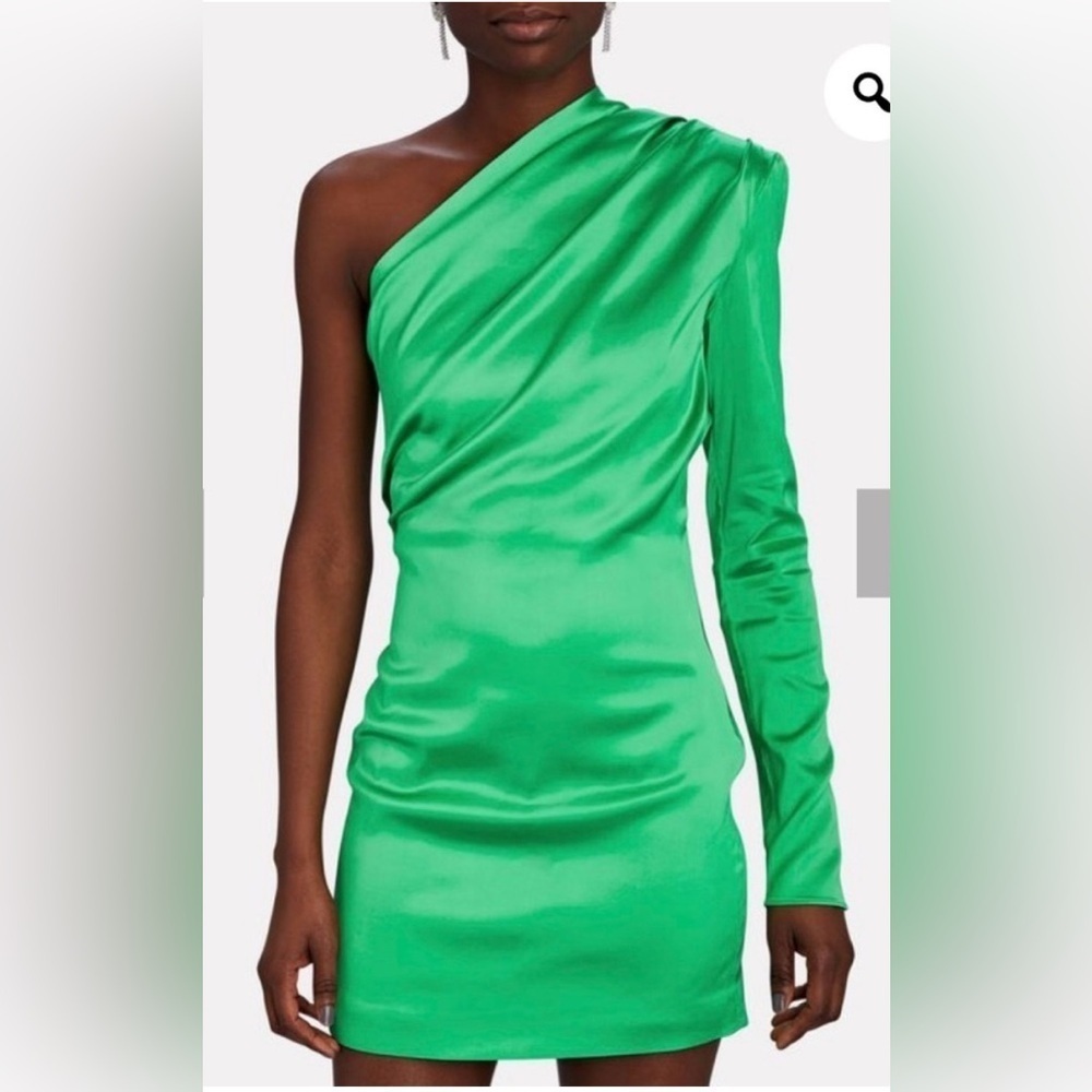 Gauge81 Green Asymmetrical Sheath Dress - Picture 6 of 6